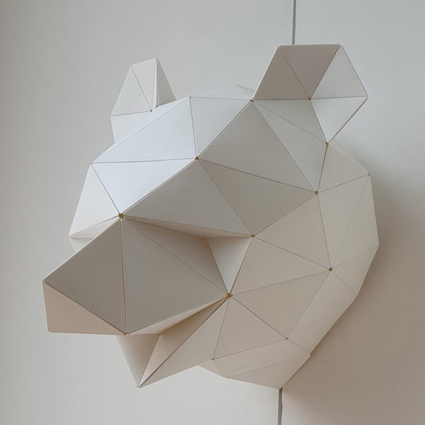 Puzzle 3D Origami “Carapaces” | Blanc