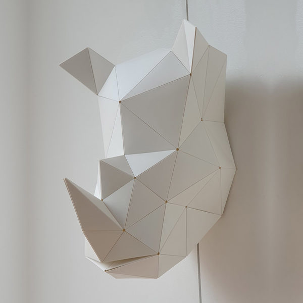 Puzzle 3D Origami “Carapaces” | Blanc