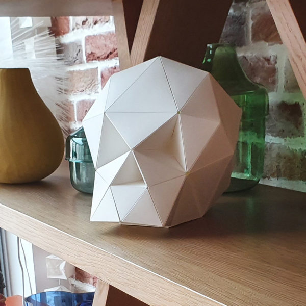 Puzzle 3D Origami “Carapaces” | Blanc