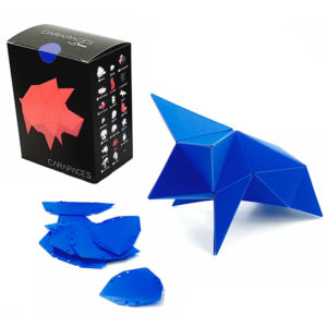 Puzzle 3D Origami “Carapaces” | Bleu