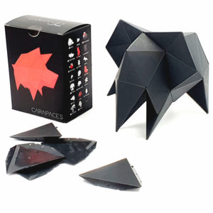 3D Origami Puzzles “Carapaces” | Anthracite