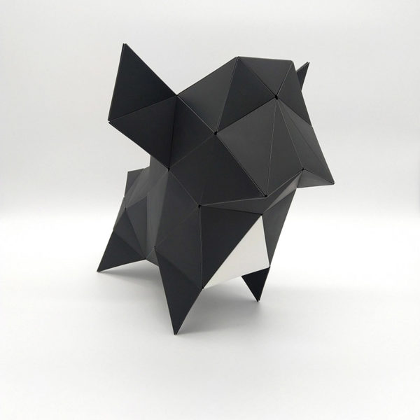 Puzzle 3D Origami “Carapaces” | Anthracite