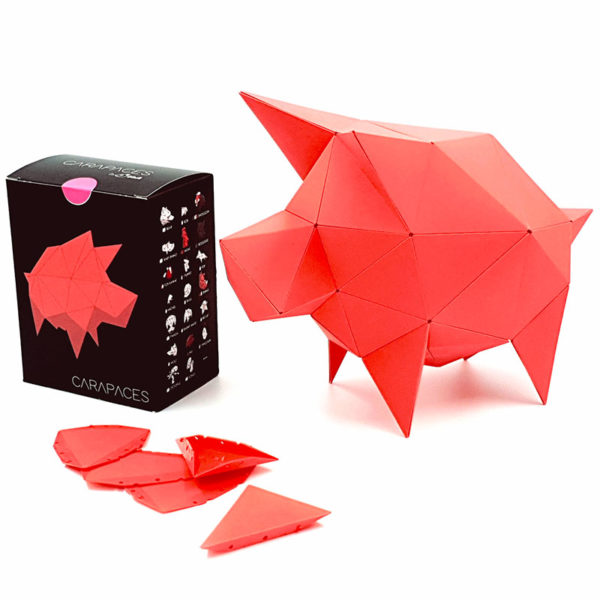 3D Origami Puzzles “Carapaces” | Pink