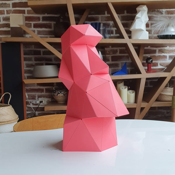 Puzzle 3D Origami “Carapaces” | Rose