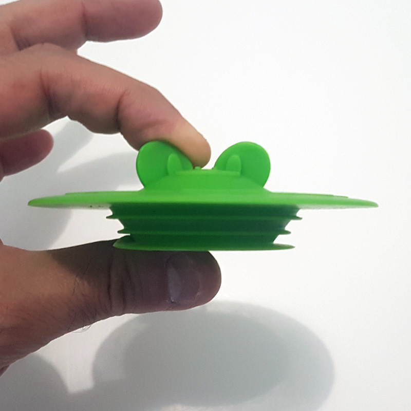 Adorable Bouchon d'Évier Grenouille | Vert