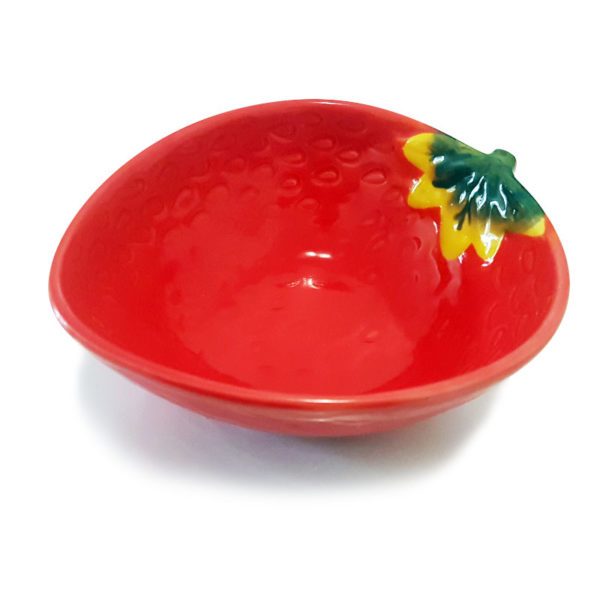 Colorful Fruity Ceramic Bowl | Strawberry