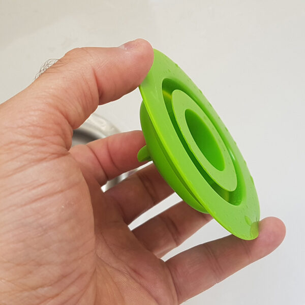 Bouchon universel d’évier Malin Multifonction – Smash Stopper | Vert