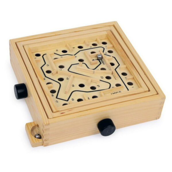 Playful Wooden Ball Maze