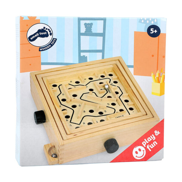 Playful Wooden Ball Maze