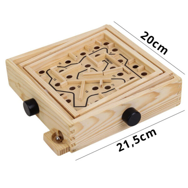 Playful Wooden Ball Maze