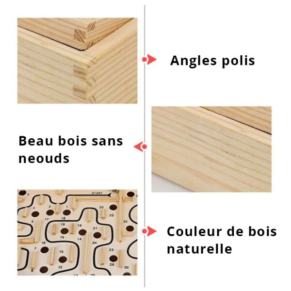 Labyrinthe en bois à Billes ludique