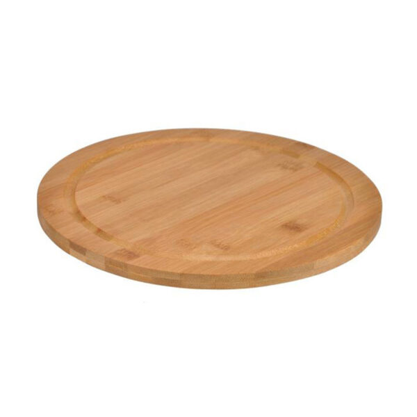 Adorable round bamboo cutting board D20cm