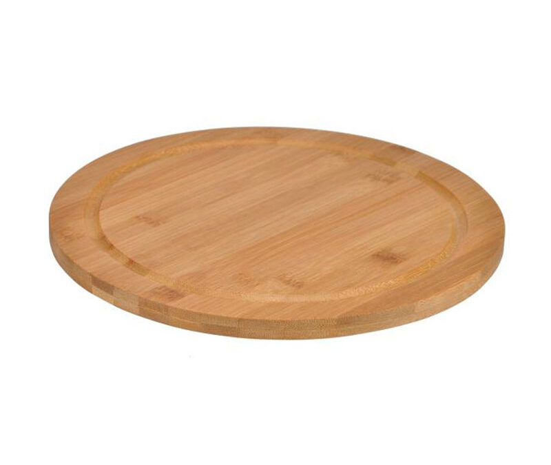 Adorable round bamboo cutting board D20cm