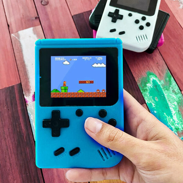 Mini console portable 500 Jeux en 1 – Game Box Plus | Bleu