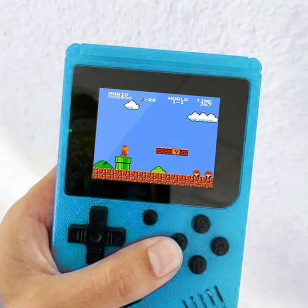 Mini console portable 500 Jeux en 1 – Game Box Plus | Bleu
