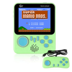 Mini console portable 666 Jeux en 1 – Écran 3,5 pouces – Game Box G7 | Verte