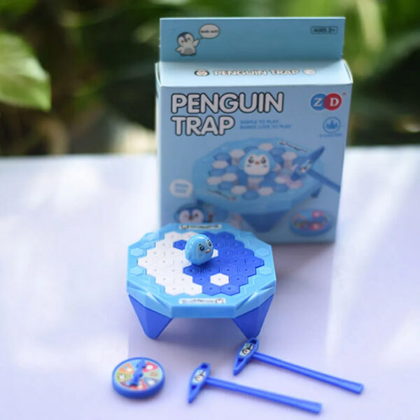 Mini Icebreaker Game with Penguin for Children | Blue