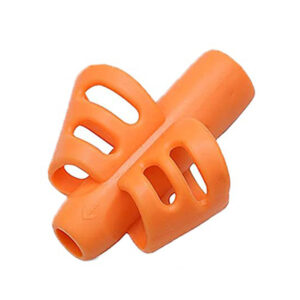 Clever Silicone Pencil Holder for Kids | Orange