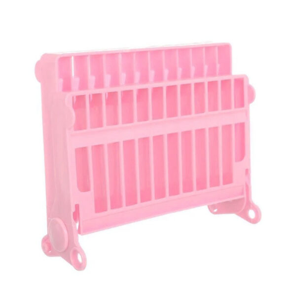 Compact Folding Mini Dish Drainer | Pink