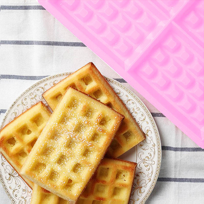 Silicone waffle mold | Pink