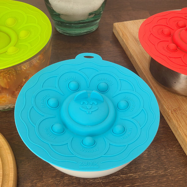 Large POPLID Ø 17,2cm: 4-in-1 Magic Multifunction Airtight Lid | Blue