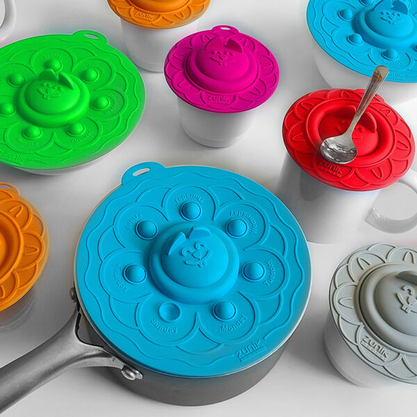 Large POPLID Ø 17,2cm: 4-in-1 Magic Multifunction Airtight Lid | Blue