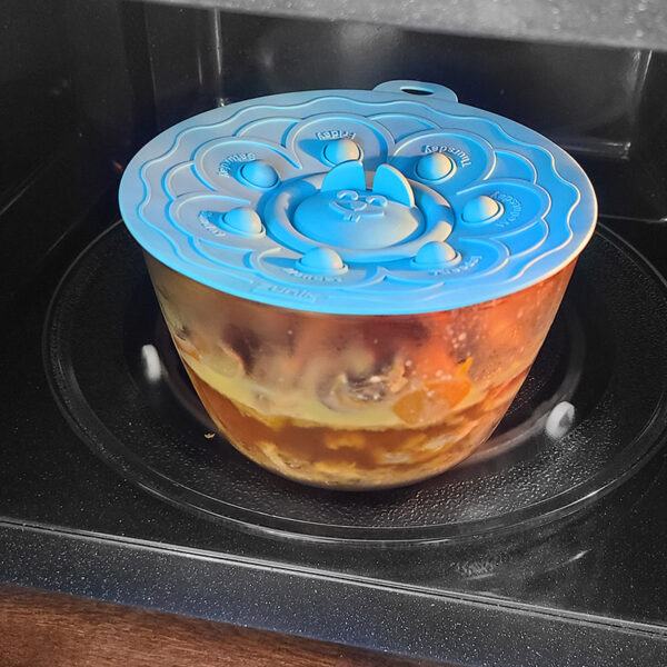 Large POPLID Ø 17,2cm: 4-in-1 Magic Multifunction Airtight Lid | Blue