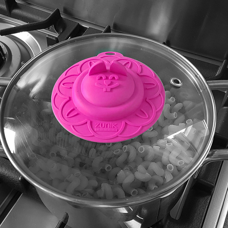 Small POPLID Ø 10,2cm: 6-in-1 Magic Multifunction Airtight Lid | Pink
