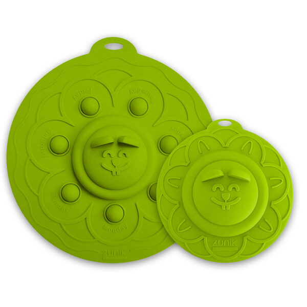 Lot de 2 couvercles multifonctions magiques POPLID de Ø 10,2cm à Ø 17,2cm | Vert
