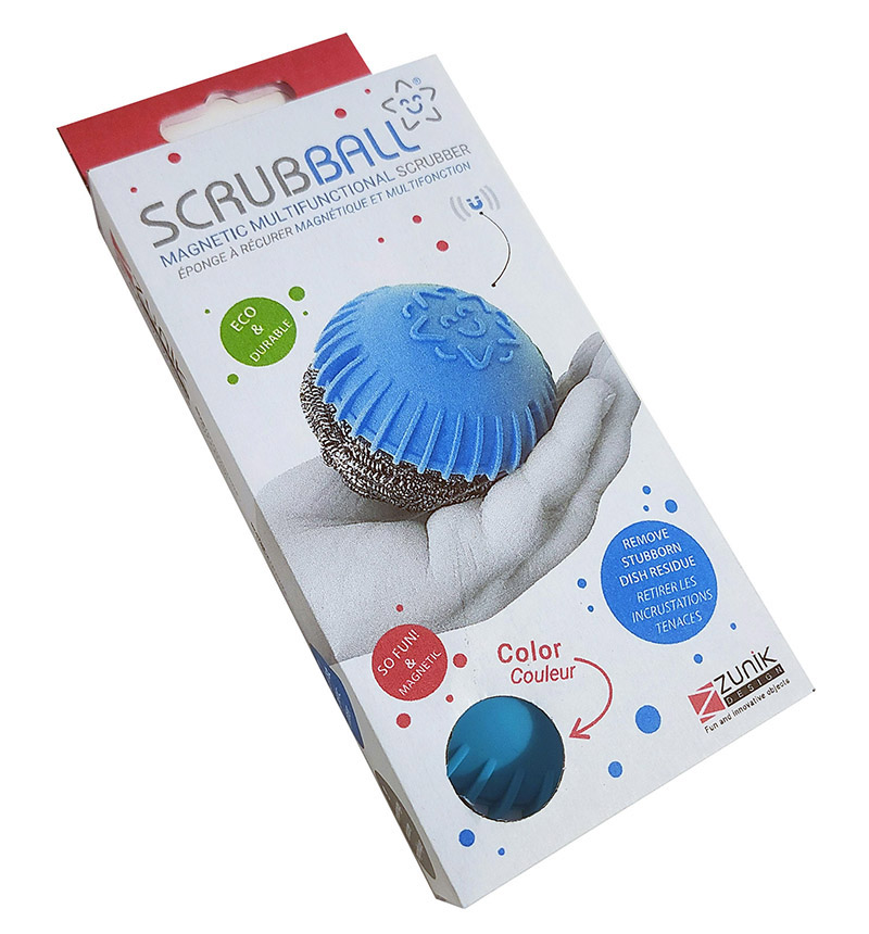6-in-1 Magic Scrub Brush Scrubball | Blue