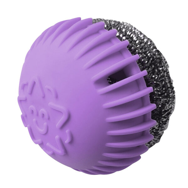 Brosse à récurer magique Scrubball 6-en-1 | Mauve