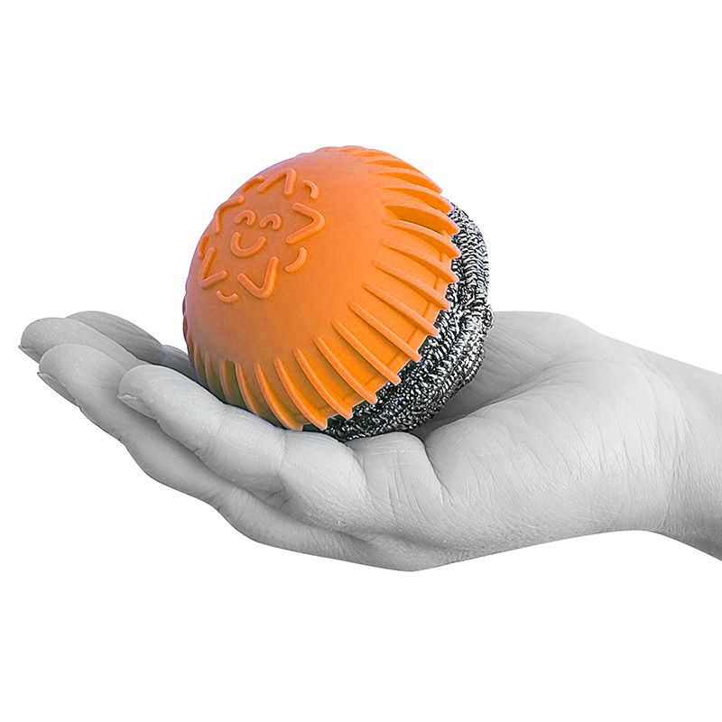 6-in-1 Magic Scrub Brush Scrubball | Orange