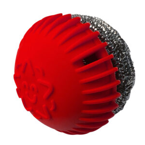 Brosse à récurer magique Scrubball 6-en-1 | Rouge