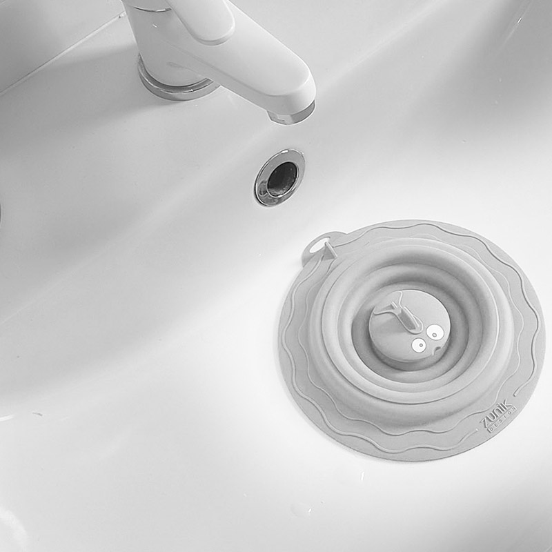 Smash Plunger – Bouchon et Déboucheur d’évier – Gris Smash Plunger – Bouchon d’Évacuation et Déboucheur 8-en-1 | Gris