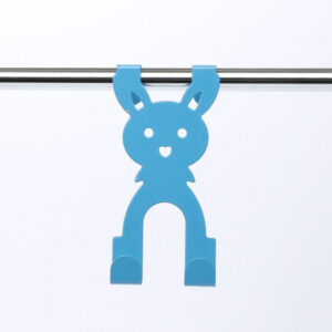 Patères Lapin colorées pour porte | Bleu